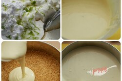 Przygotowanie przepisu Cheesecake {pieczony bez pieczenia} z truskawkami, krok 2