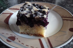 Przepis Jagodowe ciasto delikatne jak pajęcza sieć