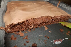 Przepis Szybkie ciasto z kefirem i polewą ze śmietany
