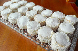 Przygotowanie przepisu Kokosowi Eskimosi - polarne ciasteczka świąteczne, krok 1