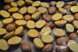 Przygotowanie przepisu Pieczone ziemniaki z francuskim sosem, krok 4