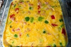 Przygotowanie przepisu Szybki zapiekany omlet, krok 6