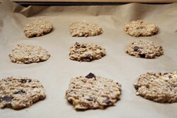 Przygotowanie przepisu Zdrowe FITNESS cookies z 2 składników, krok 2