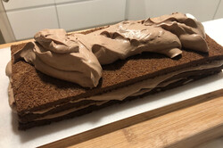 Przygotowanie przepisu Bombowy czekoladowy deser bez mąki, który dosłownie rozpływa się w ustach, krok 22