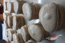 Przepis Orzechowe domowe ciasteczka makaronikowe