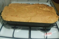 Przygotowanie przepisu Pudding z chleba z ciasta drożdżowego z rodzynkami i twarogiem, krok 4