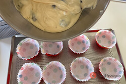 Sypany przepis na genialne muffinki z jeżynami - smakują jak lody, krok 2